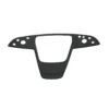 Model S/X 2021+ Plaid Real Carbon Fiber Steering Wheel Fascia Middle Trim Cover
