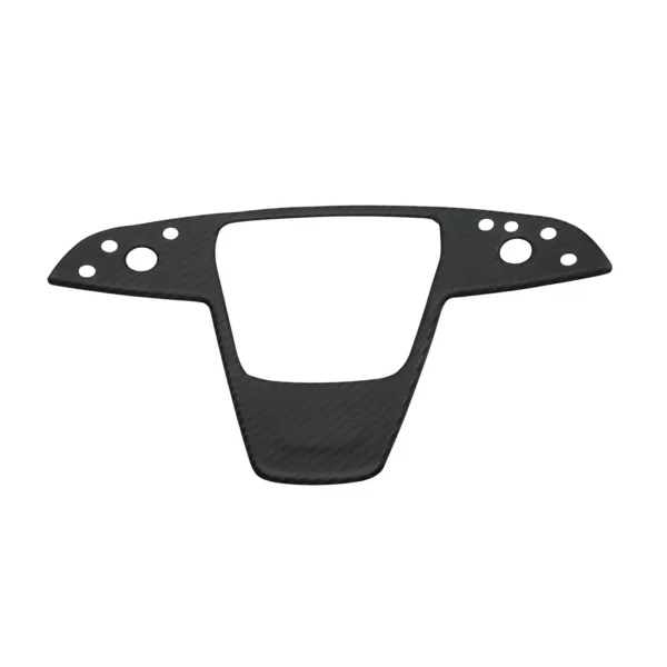 Model S/X 2021+ Plaid Real Carbon Fiber Steering Wheel Fascia Middle Trim Cover
