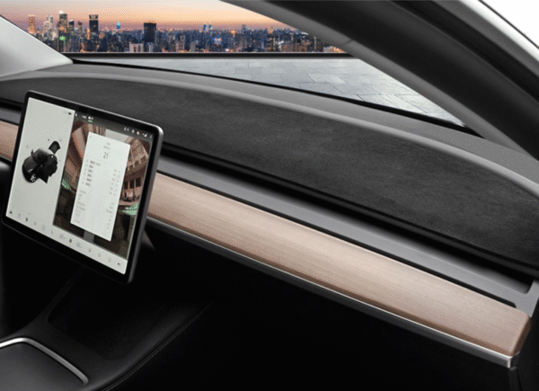 Model 3/Y Dash Mat Cover Decorative Cushion Light-Proof & Non-Slip Pad