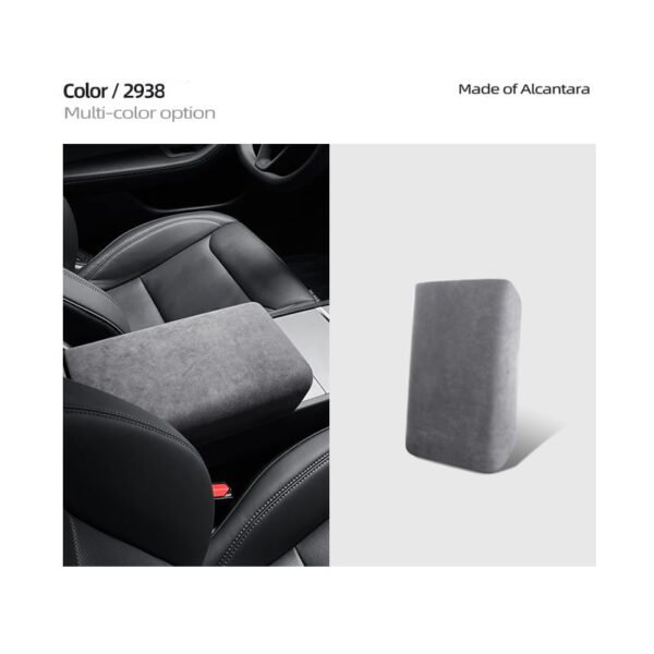 Tesla Model 3 Highland/Model Y Juniper Interior Alcantara Armrest Cover