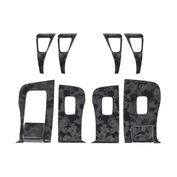Model 3/Y 2017-2023 Real Carbon Fiber Window & Door Button Switch Parts