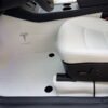 Tesla Model 3/Y Full Coverage Leather Floor Mats All-weather Anti-slip Waterproof Soft Surround Floor Liners
