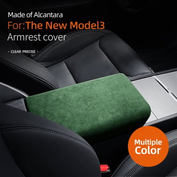 Tesla Model 3 Highland/Model Y Juniper Interior Alcantara Armrest Cover