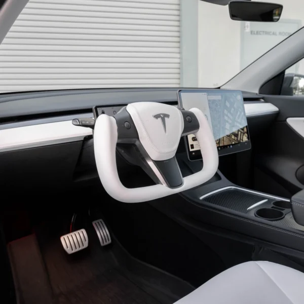 Tesla Model 3/Y Yoke Steering Wheel Nappa Leather