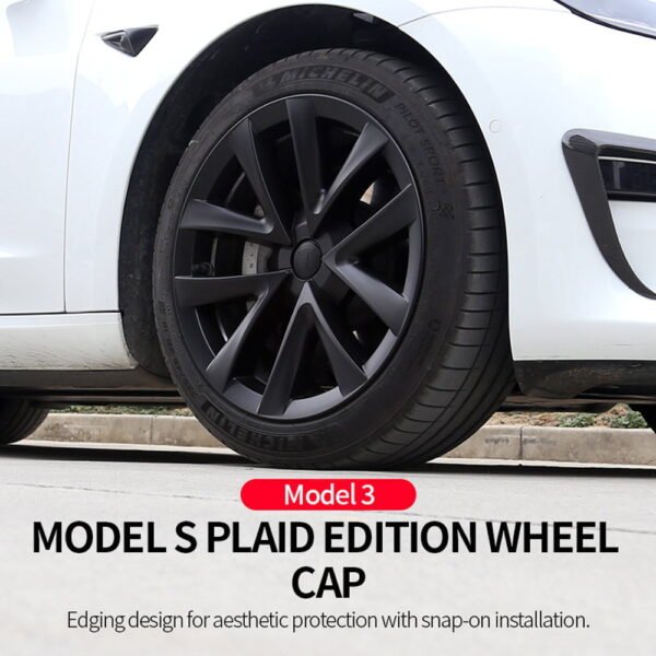 Tesla Model 3 18 inches Wheel Hup Caps Arachnid Wheel Covers