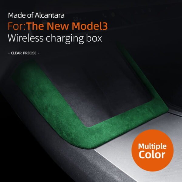 2024 Model 3 Highland Alcantara Central Control Charging Frame Cover