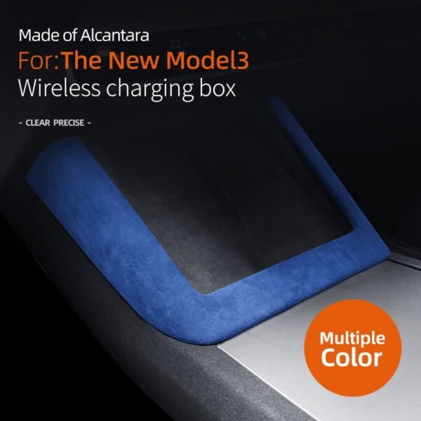 2024 Model 3 Highland Alcantara Central Control Charging Frame Cover