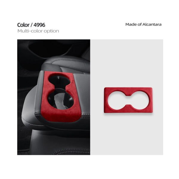 2024 Model 3 Highland Alcantara Rear Seat Cup Holder Cover