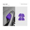 2024 Model 3 Highland Alcantara Door Button Switch Cover (4pcs/set)