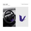 2024 Model 3 Highland Alcantara Steering Wheel U-Shaped Cover Sticker