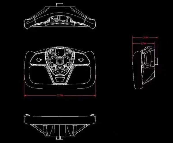 Tesla Model 3 Highland Yoke Steering Wheel (Inspired Designed by Model X/S Plaid Yoke Style)