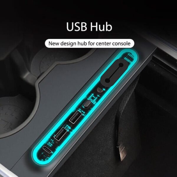 Model 3/Y Center Console USB Charging Hub