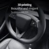2024 Model 3 Highland Alcantara Steering Wheel U-Shaped Cover Sticker