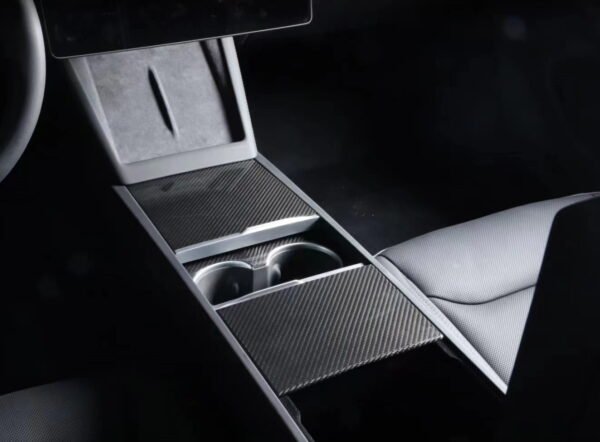 Tesla New Model 3 2024 Highland Real Carbon Fiber Center Console Panel