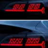 Tesla Model 3/Y  LED APP-controlled DIY Dynamic Letter Tail lights