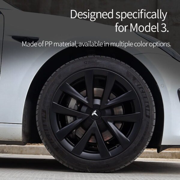 Tesla Model 3 18 inches Wheel Hup Caps Arachnid Wheel Covers