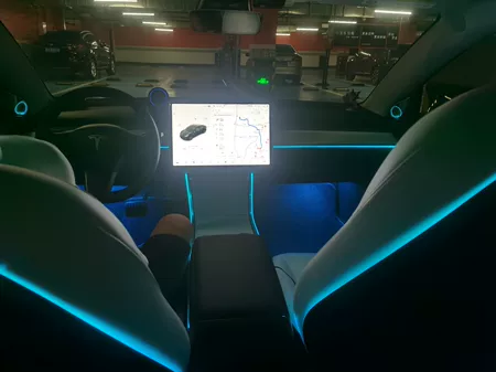 2021-2023 Model 3/Y Laser Carving Ambient Lights