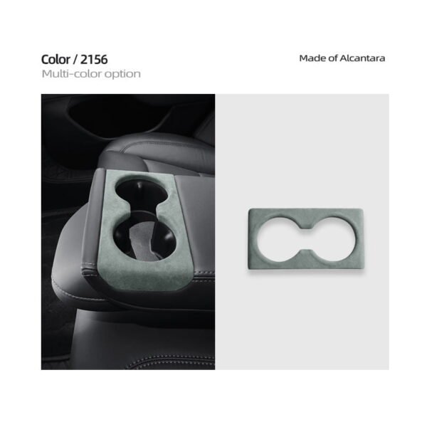 2024 Model 3 Highland Alcantara Rear Seat Cup Holder Cover