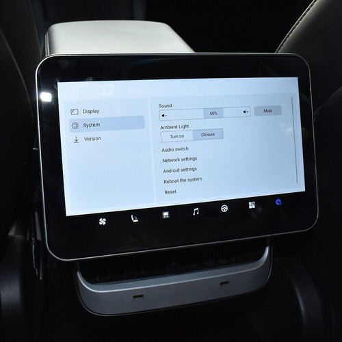 Model Y/3 8-Inch 4G Android Rear Screen Qualcomm Snapdragon 668S (Inspired Designed by Model Y Juniper/Model 3 Highland Rear Screen)