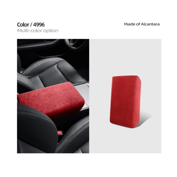 Tesla Model 3 Highland/Model Y Juniper Interior Alcantara Armrest Cover