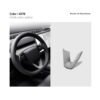 2024 Model 3 Highland Alcantara Steering Wheel U-Shaped Cover Sticker