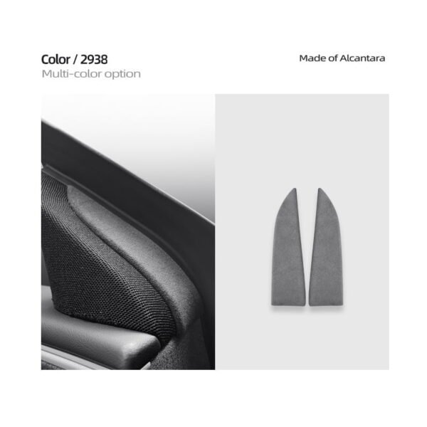 2024 Model 3 Highland Alcantara Front Doors Tweeter Triangle Trim Cover (2pcs)