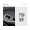2024 Model 3 Highland Alcantara Window Switch Button Cover