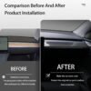 Model 3/Y Real Carbon Fiber Dashboard & Front Door Trim Panel Replacement Kit