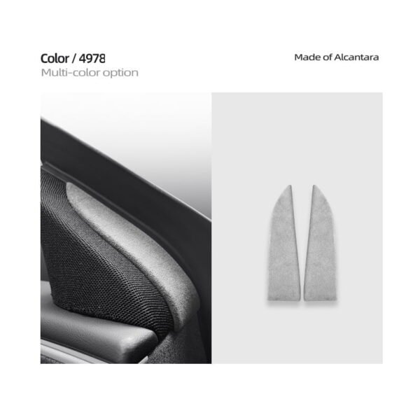 2024 Model 3 Highland Alcantara Front Doors Tweeter Triangle Trim Cover (2pcs)