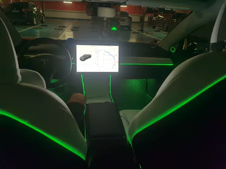 2021-2023 Model 3/Y Laser Carving Ambient Lights