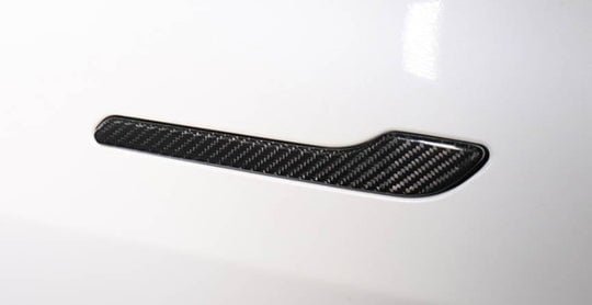 Model 3Y 4PCS Real Carbon Fiber Door Handle Covers