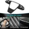 Model S/X 2021+ Plaid Real Carbon Fiber Steering Wheel Fascia Middle Trim Cover