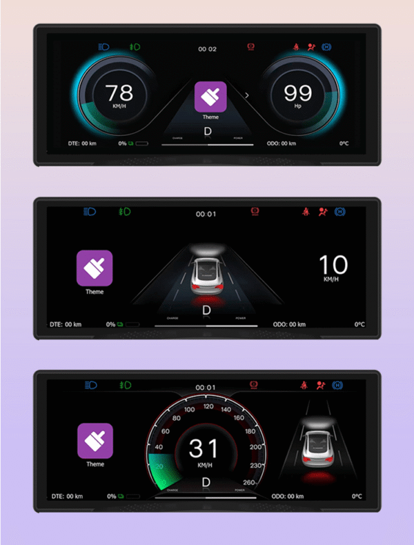 Tesla Model 3 Highland 6.86'' CarPlay Head Up Display Steering Wheel Instrument Cluster