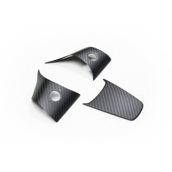Model 3/Y Real Carbon Fiber Steering Wheel Cover (3-Pieces)