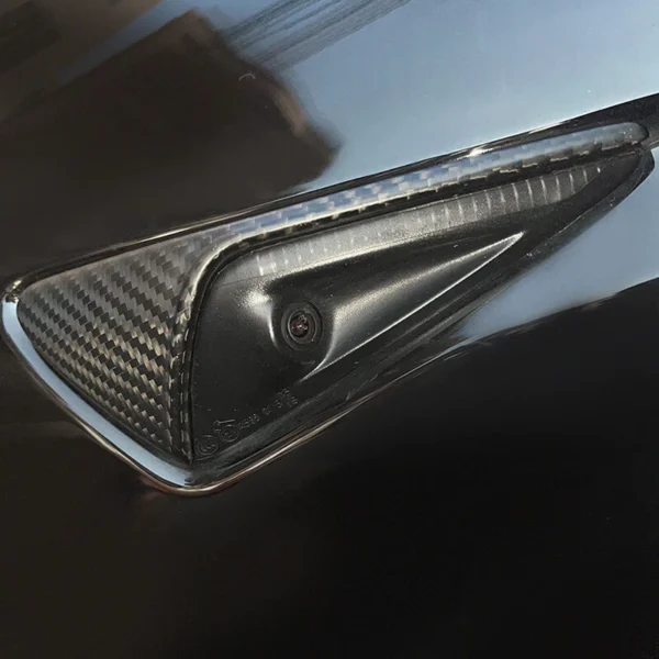 Real Carbon Fiber Turn Signal Cover for Model 3/Y 2021-2023 (2Pcs)