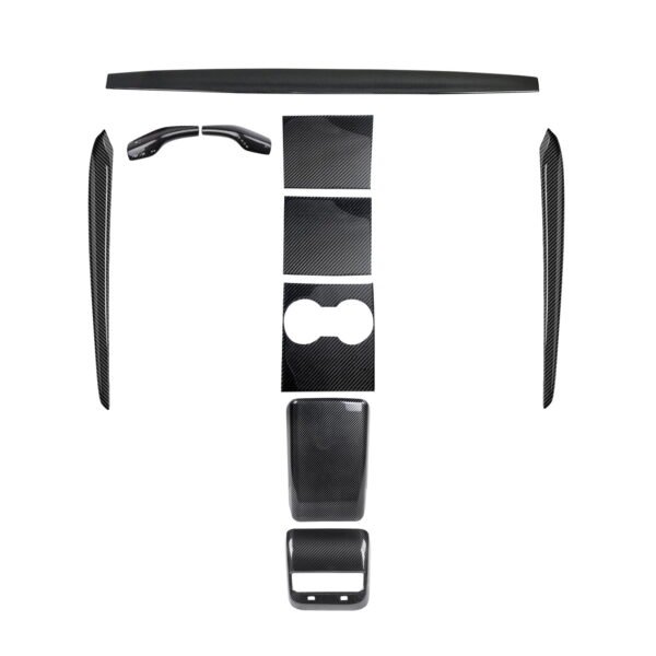 Model 3 / Y Real Carbon Fiber Tesla Interior Mods Wrap Kit