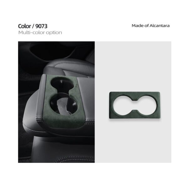 2024 Model 3 Highland Alcantara Rear Seat Cup Holder Cover