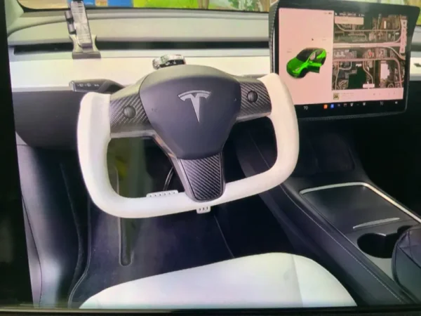 Tesla Model 3/Y Yoke Steering Wheel Nappa Leather