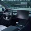 Customized Sport Round Heated Real Carbon Fiber Steering Wheel For Model 3/ Y