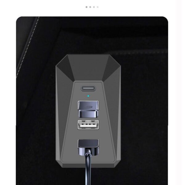 Tesla Model 3/Y Glove Box USB Hub Cybertrunk Style 4-in-1 USB Hub
