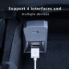 Tesla Model 3/Y Glove Box USB Hub Cybertrunk Style 4-in-1 USB Hub