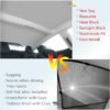 Tesla Model 3/Y Electrostatic Adsorption Sunshade Sunroof Sunshade
