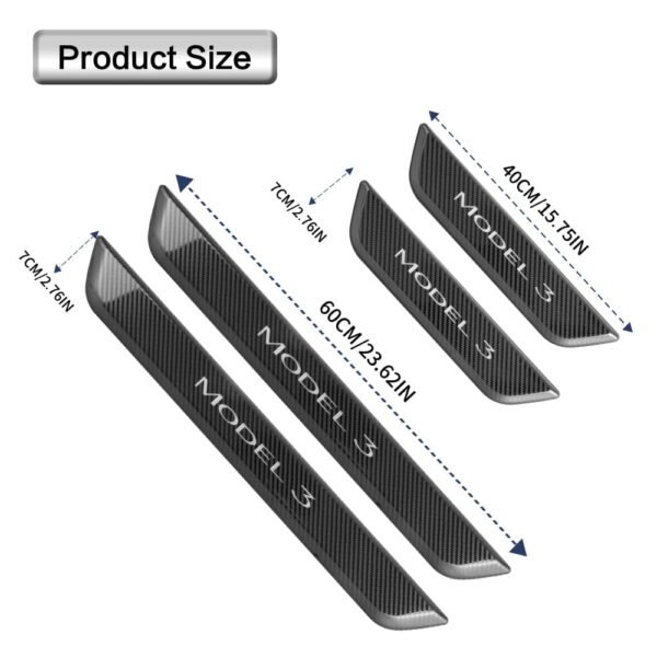 Model 3/Y illuminated LED Welcome Pedal Door Sill Protector