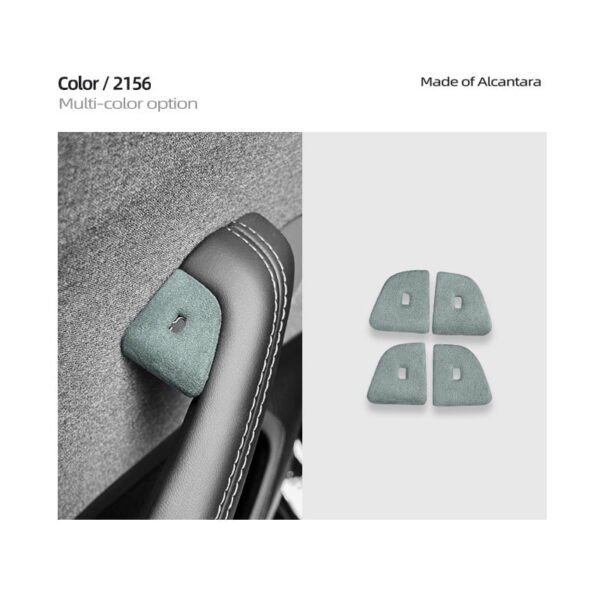 2024 Model 3 Highland Alcantara Door Button Switch Cover (4pcs/set)