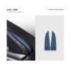 2024 Model 3 Highland Alcantara Front Doors Tweeter Triangle Trim Cover (2pcs)