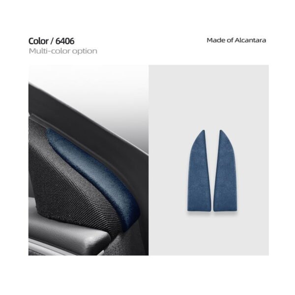 2024 Model 3 Highland Alcantara Front Doors Tweeter Triangle Trim Cover (2pcs)