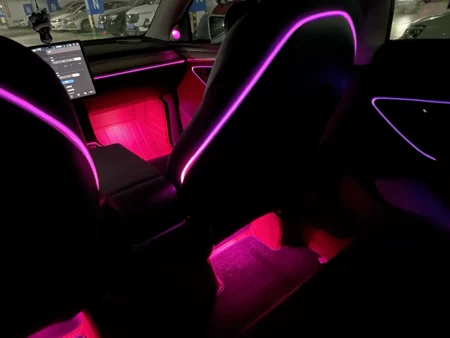 2021-2023 Model 3/Y Laser Carving Ambient Lights