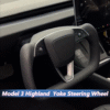 Tesla Model 3 Highland Yoke Steering Wheel (Inspired Designed by Model X/S Plaid Yoke Style)