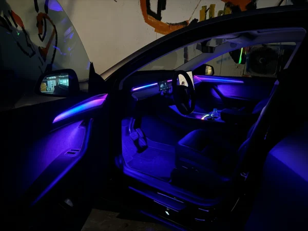 2021+ Model 3/Y Dynamic Active Ultra RGB Ambient Lighting Upgrade Kit