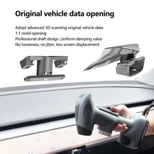 Tesla Model 3/Y/Model 3 Highland/Model Y Juniper Dashboard Touch Screen Swiveling Mount Kit (V2)